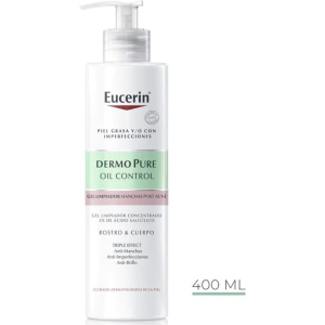 EUCERIN Dermopure gel limpiador concentrado triple efecto