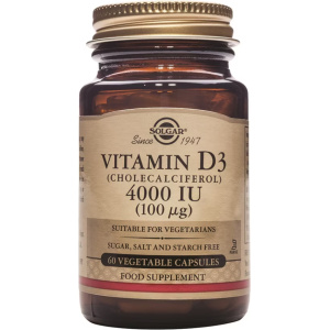 Solgar vitamina D3 60 compr